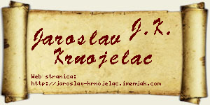 Jaroslav Krnojelac vizit kartica